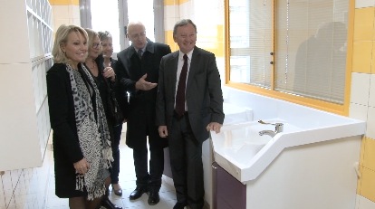 Visite du chantier de la crèche Bardi